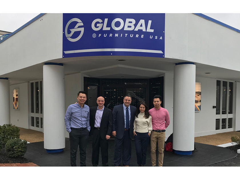 Visitation to Global Furniture USA at High Point Market & Head Office
