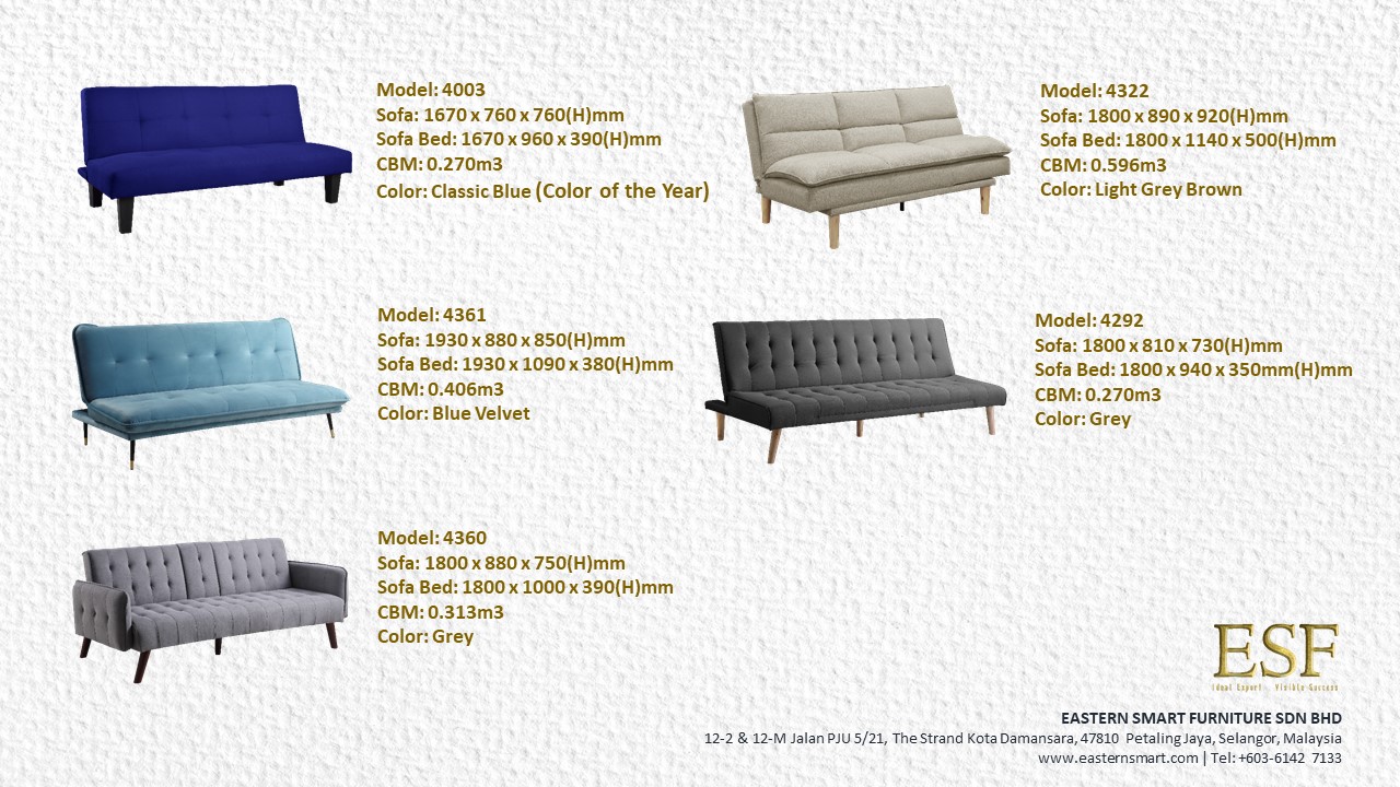 High Mixing Sofa Bed Stock Program