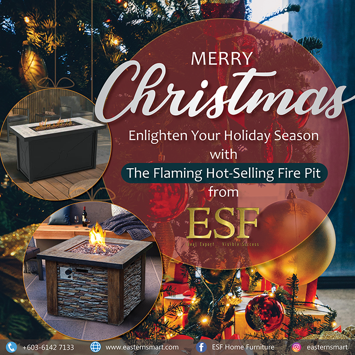 Christmas Celebration with Our Flaming Hot-Selling Fire Pit