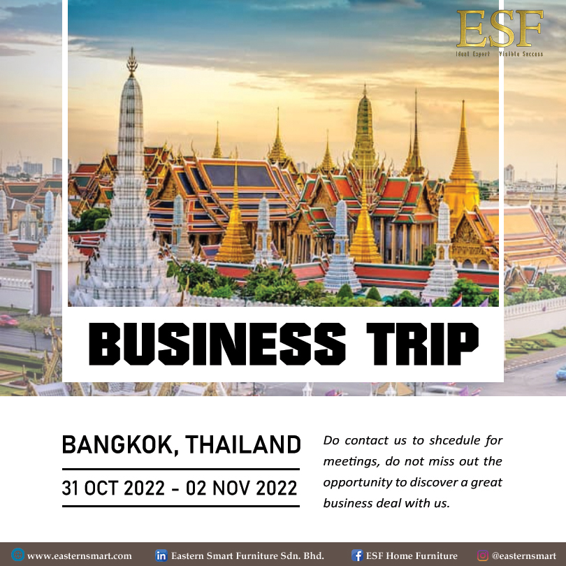 BUSINESS TRIP | BANGKOK, THAILAND 31 OCT - 2 NOV 2022