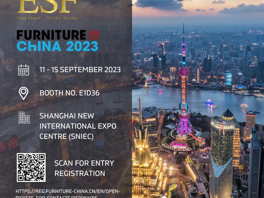 FURNITURE CHINA 2023 | SHANGHAI | 11 - 15 SEPTEMBER 2023